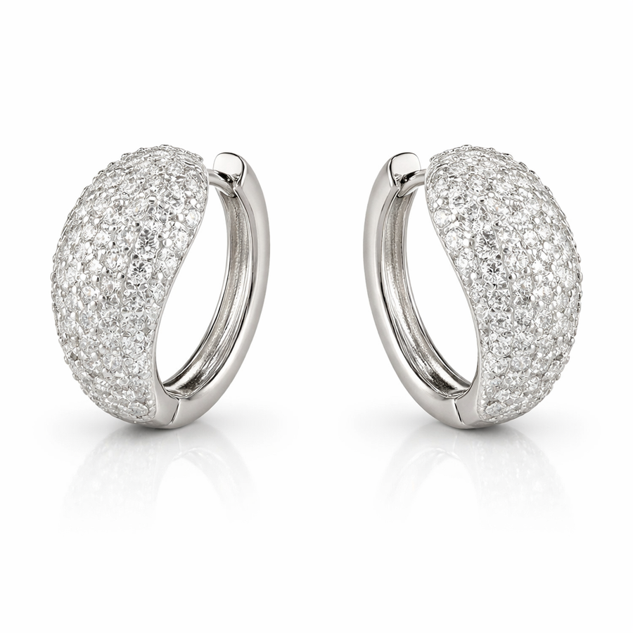 Creolen Shine Silber