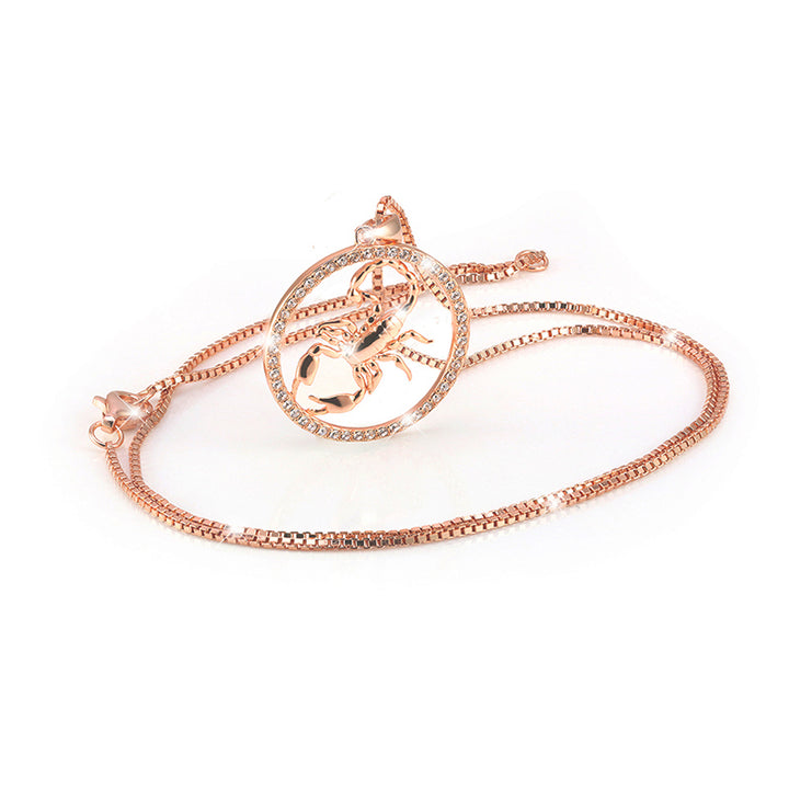 Halskette Skorpion Roségold Shine