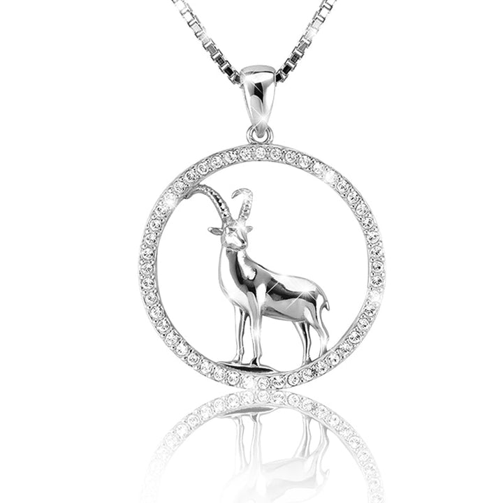 Halskette Steinbock Silber Shine PAVELS