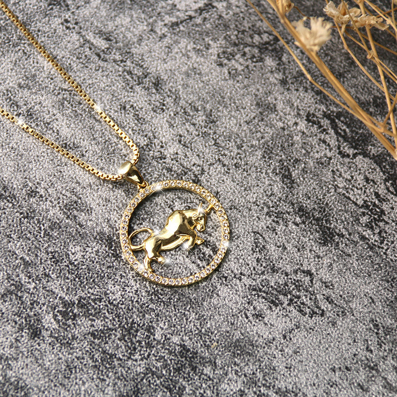Halskette Stier Gold Shine PAVELS
