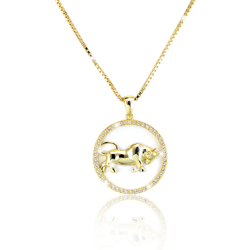 Halskette Stier Gold Shine PAVELS