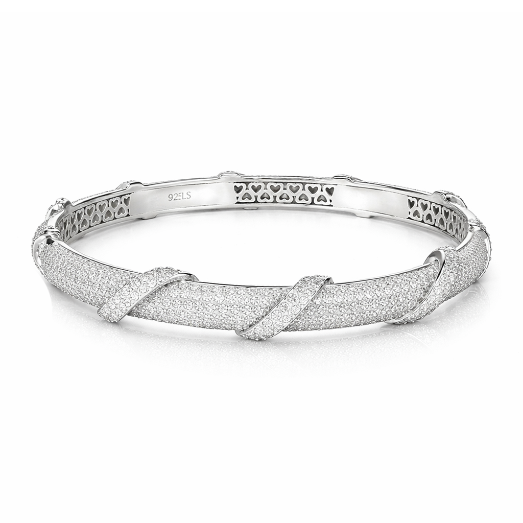 Armreifen Stripes Silber PAVELS