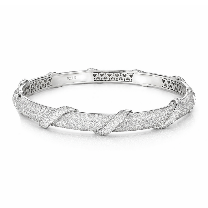 Armreifen Stripes Silber PAVELS