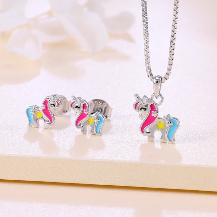 Kinder Schmuckset "Einhorn"