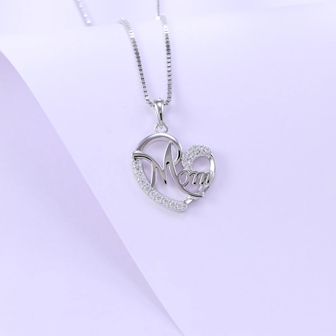 Halskette "Lovely Mom" Silber