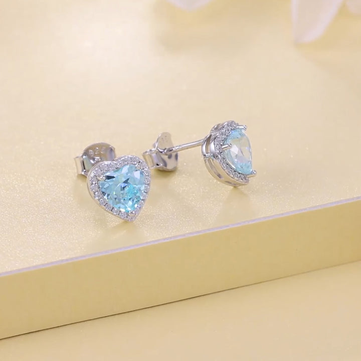Schmuckset "Skyblue Heart"