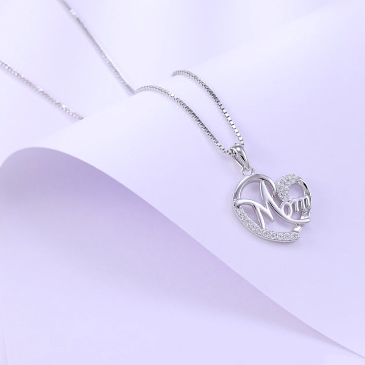 Halskette "Lovely Mom" Silber