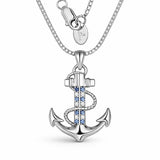 Halskette Anker Silber PAVELS