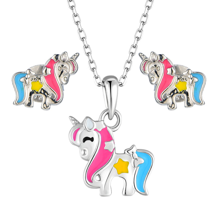 Kinder Schmuckset "Einhorn"