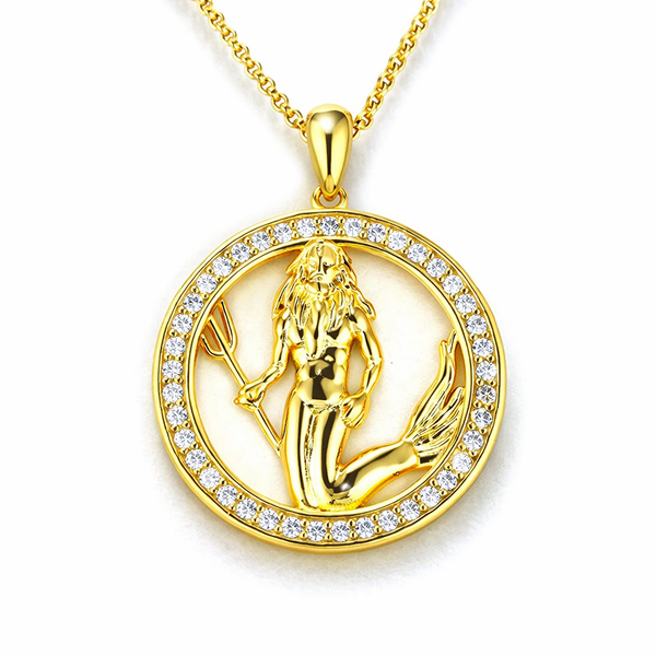 Halskette Sternzeichen Gold Eclipse