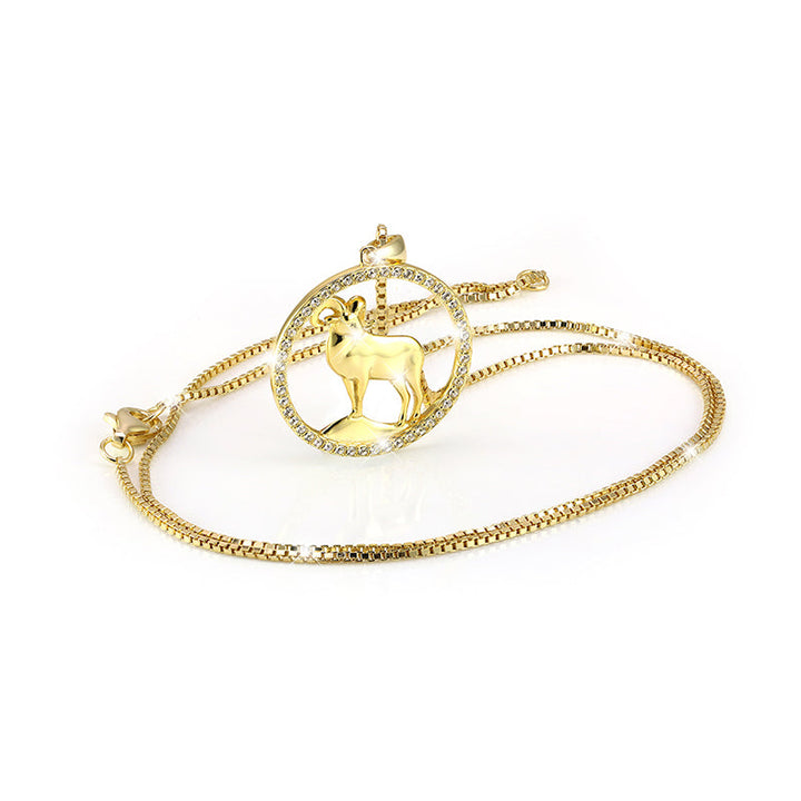 Halskette Widder Gold Shine PAVELS