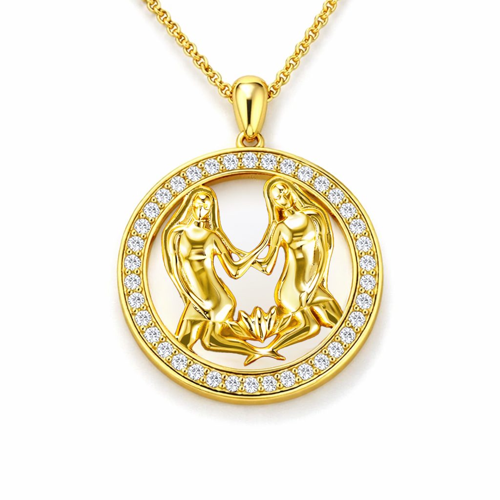 Halskette Sternzeichen Gold Eclipse PAVELS