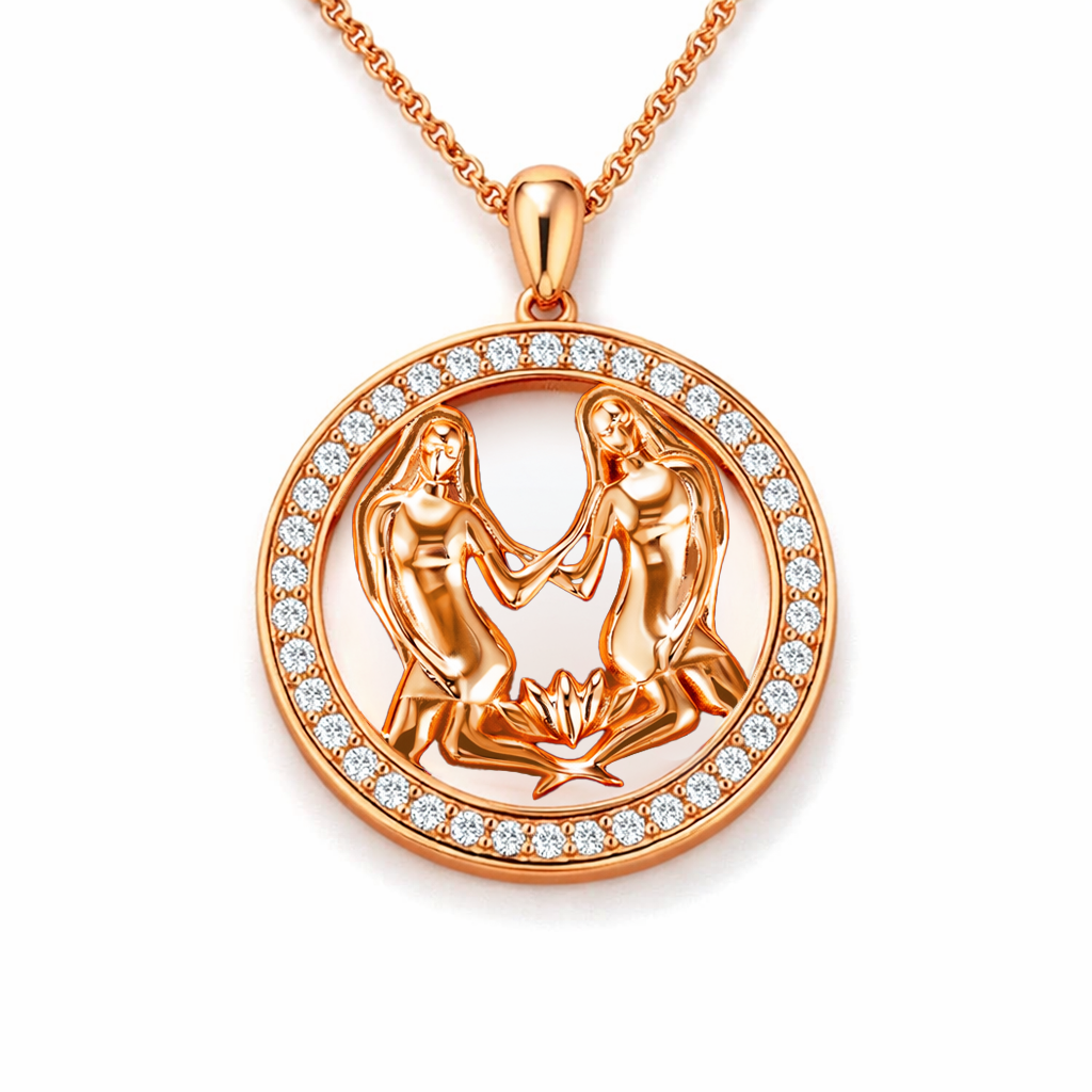 Halskette Sternzeichen Roségold Eclipse PAVELS