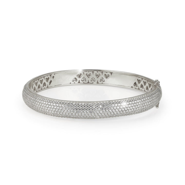 Eleganter Damen Armreif Shine Silber aus 925 Sterlingsilber mit funkelnden 5A Zirkonia – hochwertiger Schmuck für stilvolle Auftritte