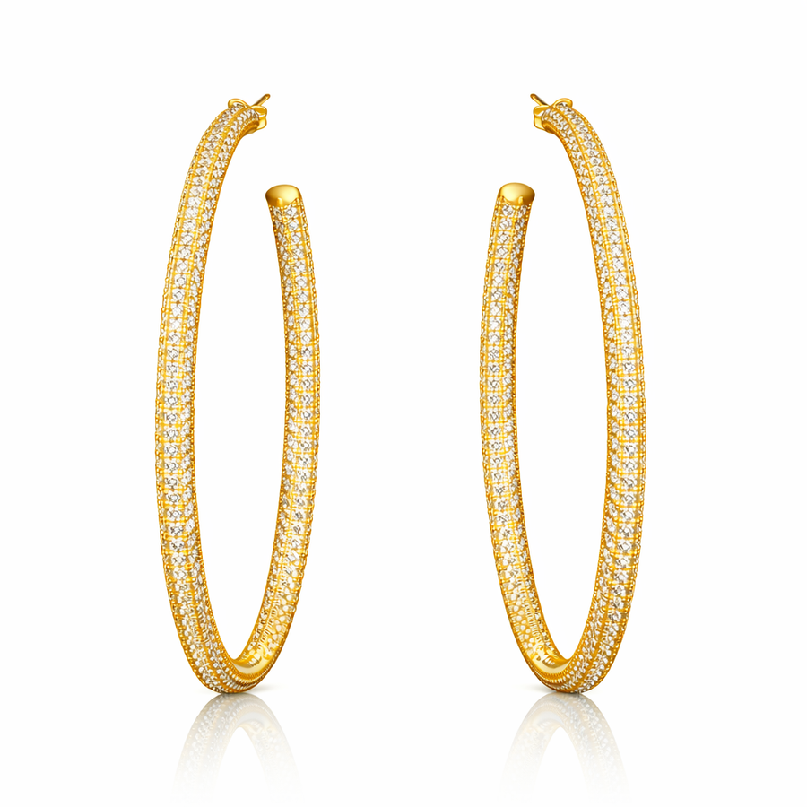 Ohrringe Sparkly Elegance Gold