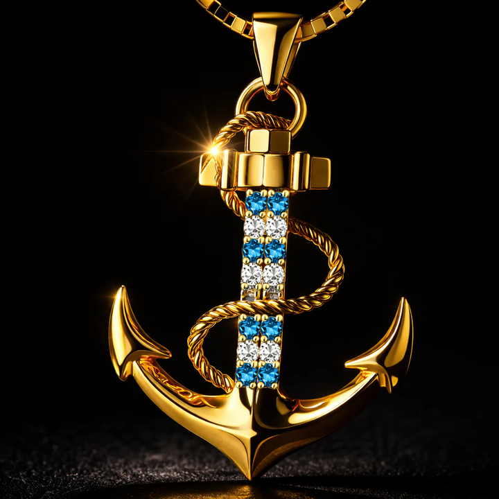 Halskette Anker Gold PAVELS