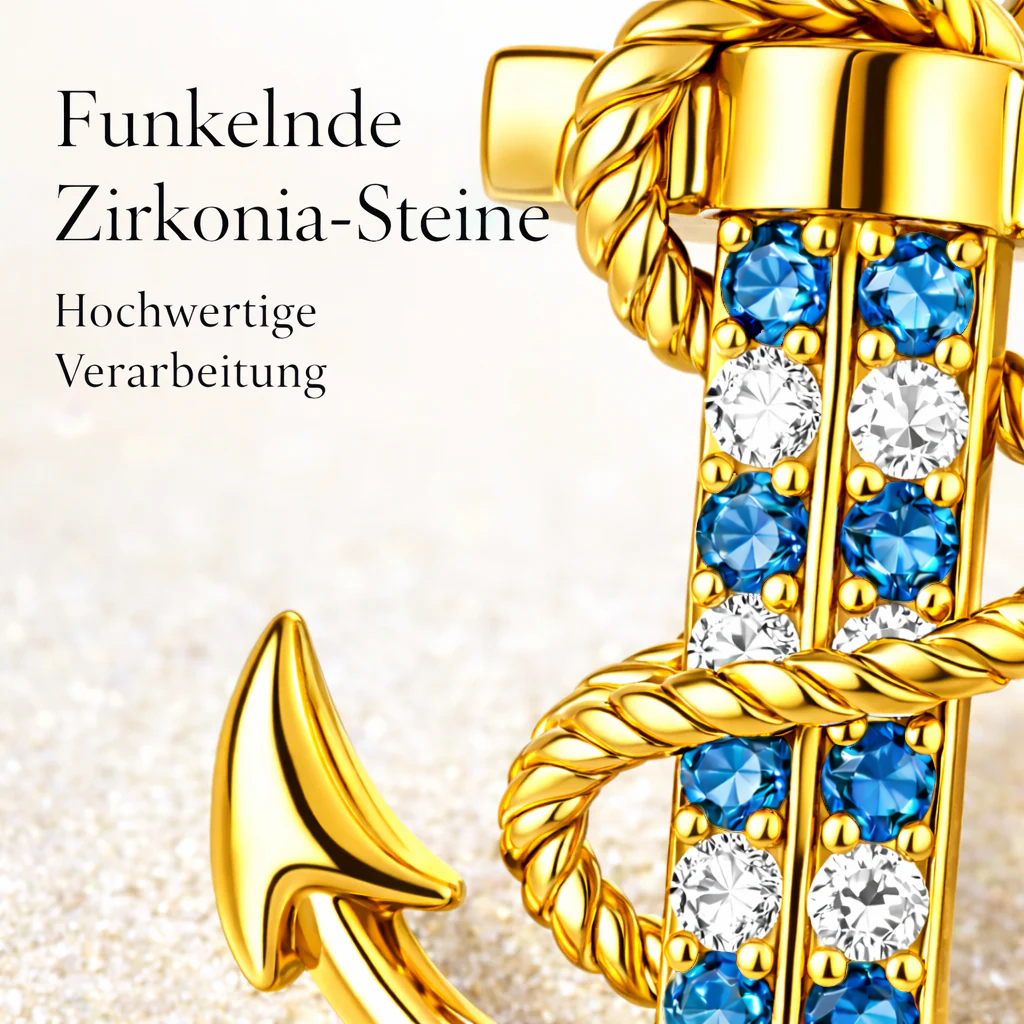 Halskette Anker Gold PAVELS
