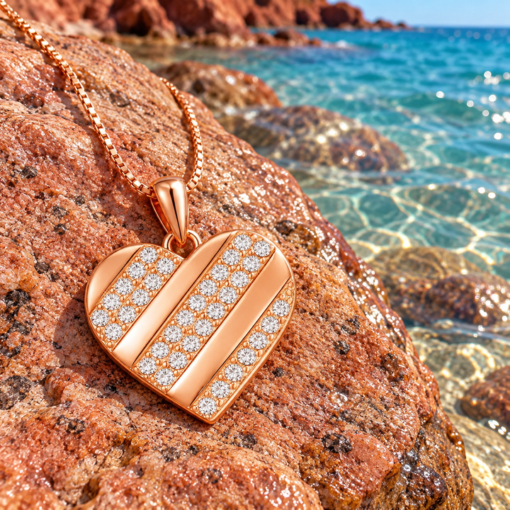 Halskette Heart Roségold PAVELS
