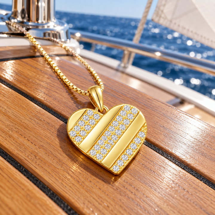 Halskette Heart Gold PAVELS