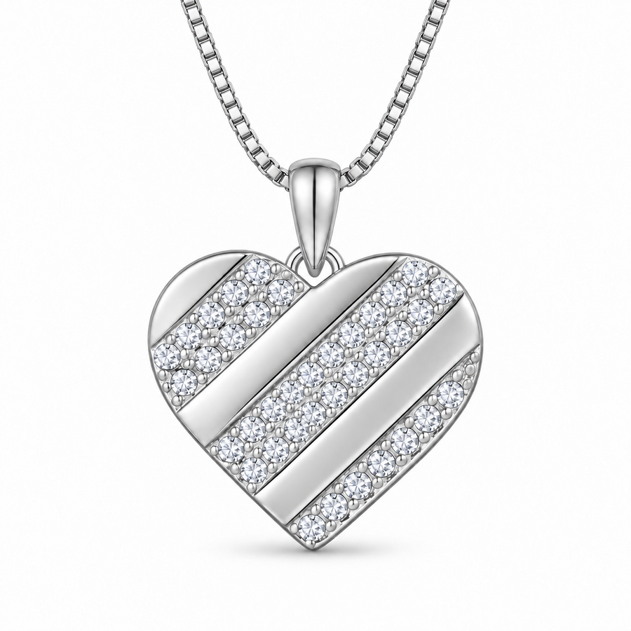 Heart Silver Necklace