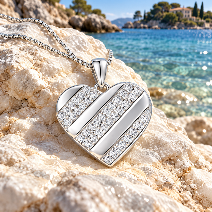 Halskette Heart Silber PAVELS