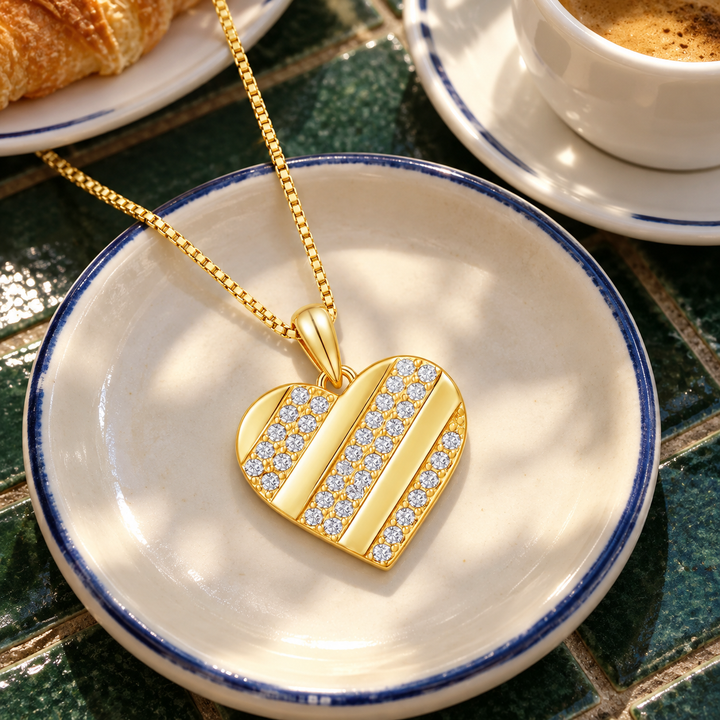 Halskette Heart Gold PAVELS