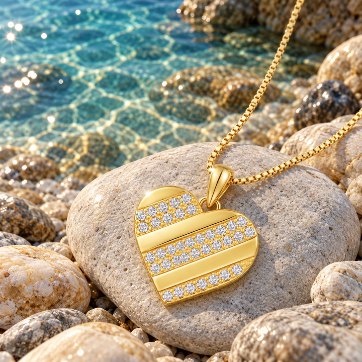 Halskette Heart Gold PAVELS