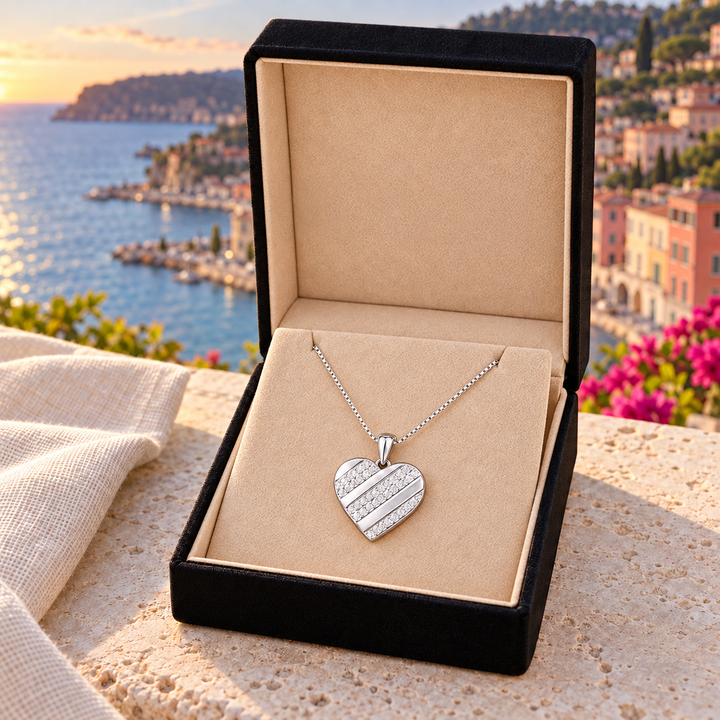 Halskette Heart Silber PAVELS