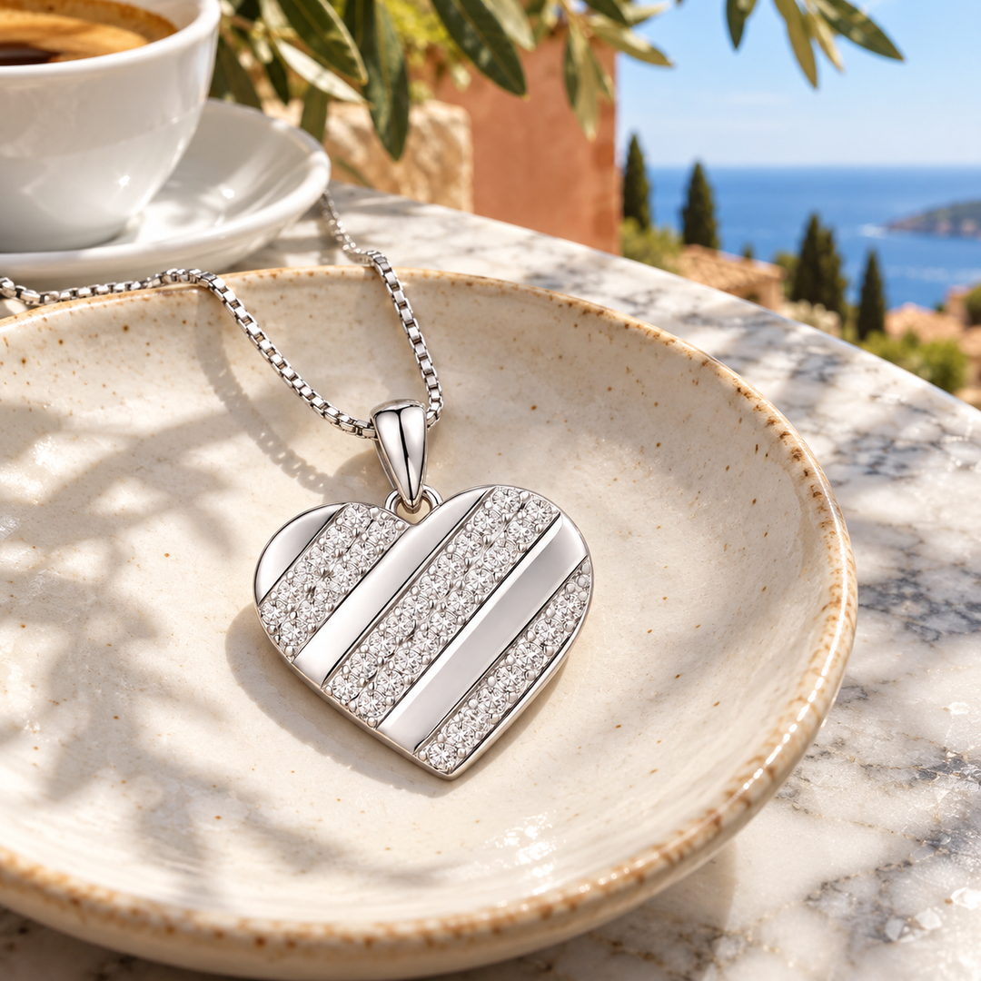 Halskette Heart Silber PAVELS