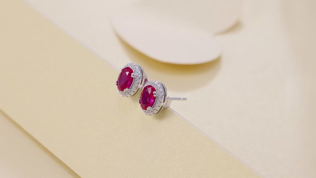PAVELS Fame – Ohrstecker in Pink