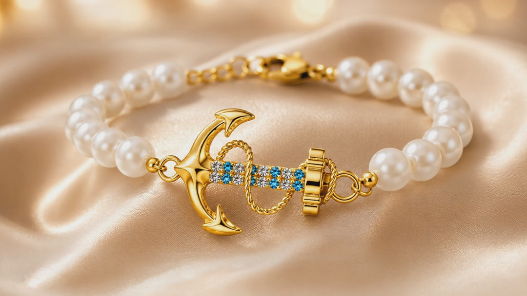 PAVELS Anker Gold – Armband mit Perlen im Werbefilm