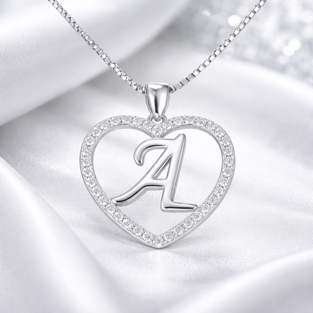 Halskette Buchstabe Silber PAVELS