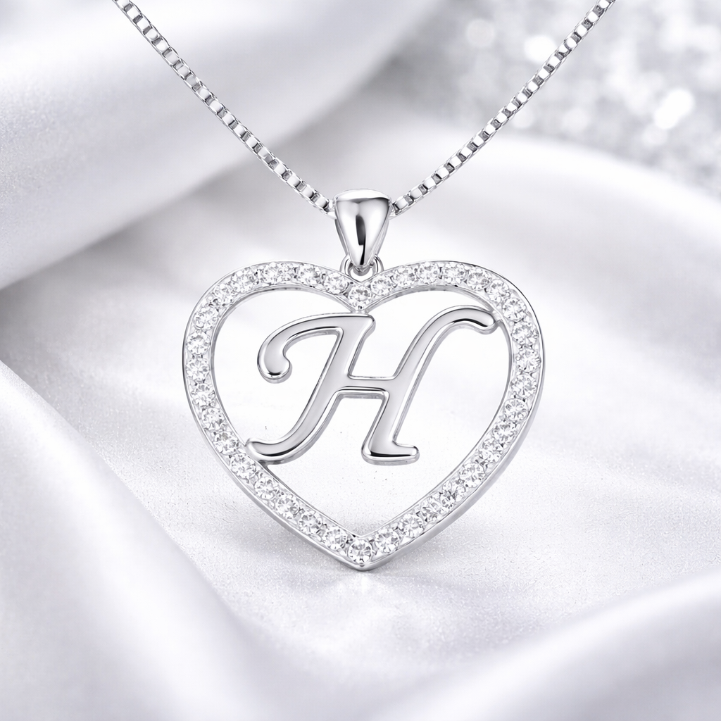 Halskette Buchstabe Silber PAVELS