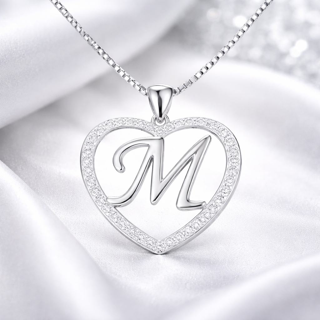 Halskette Buchstabe Silber PAVELS